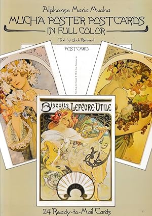 Seller image for Mucha Posters Postcards in full color: 24 Ready-to-Mail Cards for sale by librisaggi