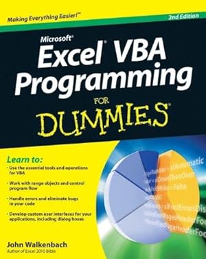 Imagen del vendedor de Excel VBA Programming For Dummies® a la venta por WeBuyBooks