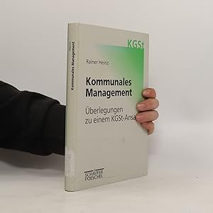 Bild des Verkufers fr Kommunales Management zum Verkauf von Bookbot