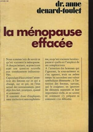 Immagine del venditore per LA MENOPAUSE EFFACEE venduto da Ammareal