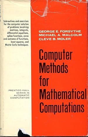 Imagen del vendedor de Computer Methods for Mathematical Computations a la venta por Sylvain Par
