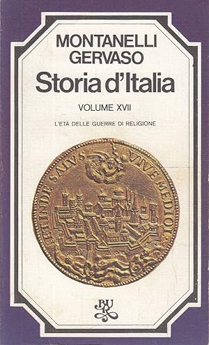 Storia d'Italia vol. XVII L'età delle guerre di religione