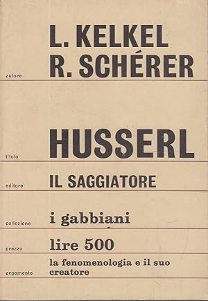 Imagen del vendedor de Husserl, la vita e l'opera a la venta por Laboratorio del libro