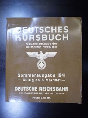 Deutsches Kursbuch. Gesamtausgabe der Reichsbahn-Kursbücher. Sommerausgabe vom 5. Mai