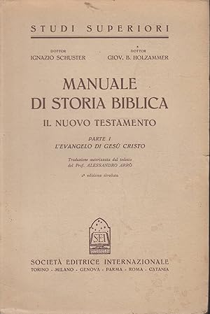 Manuale di Storia Biblica per la cultura e l'insegnamento della religione