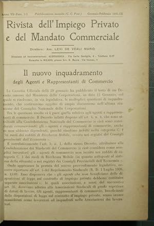 Rivista dell'impiego privato e del mandato commerciale - 1931-1932