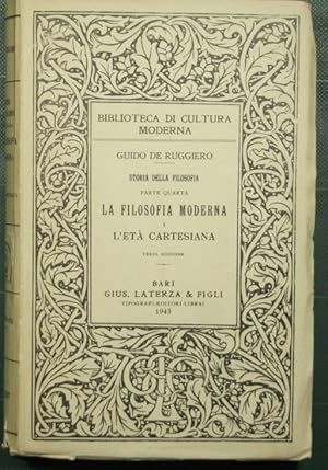 Storia della filosofia - Parte quarta La filosofia moderna