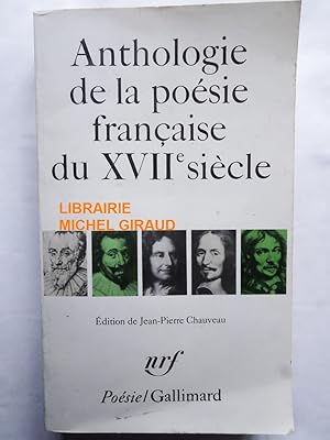 Anthologie de la poésie française du XVIIe siècle