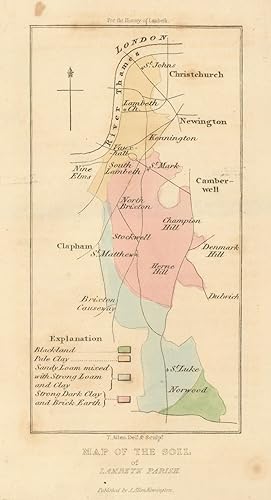 Map of the Soil of Lambeth Parish