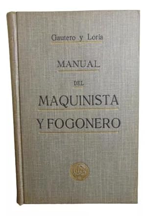 Imagen del vendedor de Manual Del Maquinista Y Fogonero a la venta por Librera Aves Del Paraso