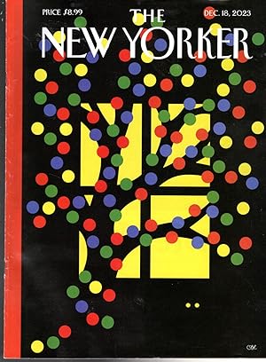 Imagen del vendedor de The New Yorker Magazine: December 18, 2023 a la venta por Dorley House Books, Inc.