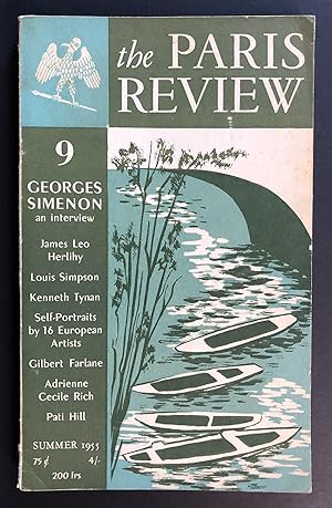 Seller image for The Paris Review 9 (Summer 1955) - contributor Thom Gunn's copy for sale by Philip Smith, Bookseller