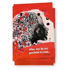 Image du vendeur pour Postkarte zur Jahreslosung 2024 - 10 Karten im Set : Alles, was ihr tut, geschehe in Liebe. 1. Korinther 16,14 mis en vente par AHA-BUCH GmbH