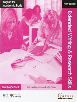 Bild des Verkufers fr English for Academic Study: Extended Writing & Research Skills Teacher's Book - 2012 Edition zum Verkauf von WeBuyBooks