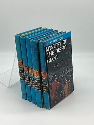 Seller image for 5 Vintage Hardy Boys Hardcovers The Tower Treasure; The Secret of the Lost Tunnel; Mystery of the Desert Giant; Mystery of the Aztec Warrior; The Firebird Rocket for sale by True Oak Books