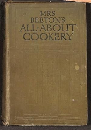 Bild des Verkufers fr Mrs. Beeton's All-About Cookery with over 2,000 practical Recipes zum Verkauf von WeBuyBooks
