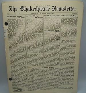 The Shakespeare Newsletter, Volumes XXI-XXIII, 1971-1973