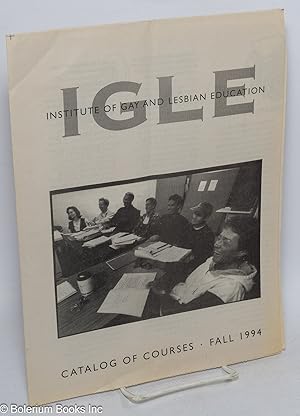 IGLE: catalogue of courses; Fall 1994