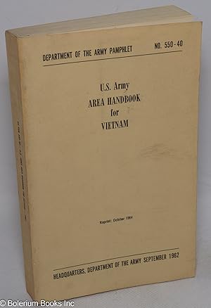 U.S. Army Area Handbook for Vietnam