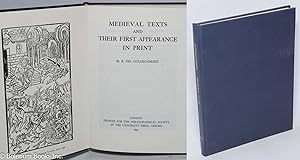Medieval Texts and Their First Appearance in Print