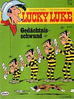 Bild des Verkufers fr Lucky Luke. Gedchtnisschwund. zum Verkauf von Versandantiquariat Boller