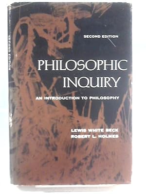 Bild des Verkufers fr Philosophic Inquiry: Introduction to Philosophy zum Verkauf von World of Rare Books