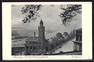 Ansichtskarte Hamburg, 31. Deutscher Philatelistentag und Postwertzeichen-Ausstellung 1925, St. P...