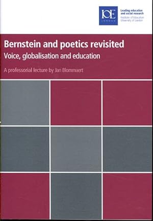 Imagen del vendedor de Bernstein and Poetics Revisited a la venta por GreatBookPricesUK