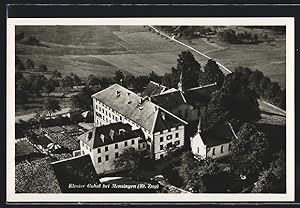 Ansichtskarte Menzingen, Kloster Gubel aus der Vogelschau