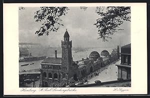 Ansichtskarte Hamburg, 31. Deutscher Philatelistentag und Postwertzeichen-Ausstellung 1925, St. P...