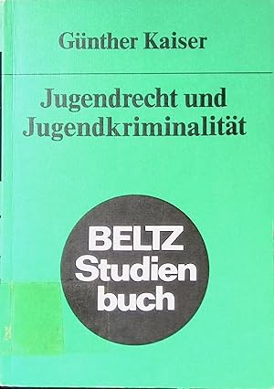 Image du vendeur pour Jugendrecht und Jugendkriminalitt : jugendkriminolog. Untersuchungen ber d. Beziehungen zwischen Gesellschaft, Jugendrecht u. Jugendkriminalitt. Beltz-Studienbuch ; 46 mis en vente par books4less (Versandantiquariat Petra Gros GmbH & Co. KG)