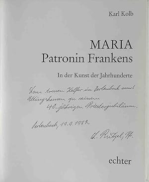 Image du vendeur pour Maria, Patronin Frankens : in d. Kunst d. Jh. mis en vente par books4less (Versandantiquariat Petra Gros GmbH & Co. KG)