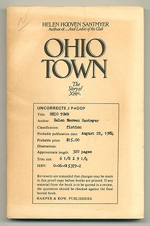 Bild des Verkufers fr Ohio Town zum Verkauf von Between the Covers-Rare Books, Inc. ABAA