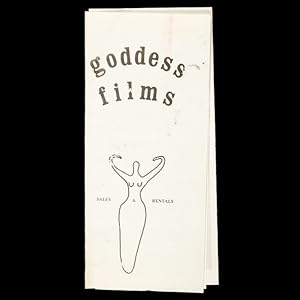 Bild des Verkufers fr Goddess Films : sales & rentals. zum Verkauf von Douglas Stewart Fine Books