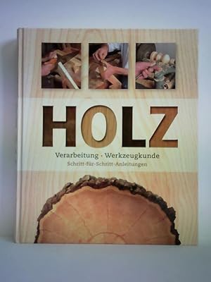 Imagen del vendedor de Holz - Verarbeitung, Werkzeugkunde, Schritt-fr-Schritt-Anleitungen a la venta por Celler Versandantiquariat