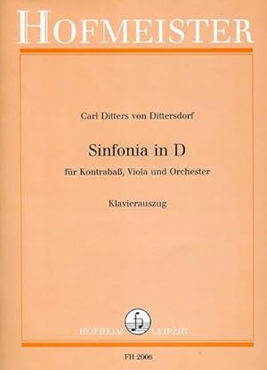 Bild des Verkufers fr Sinfonia concertante D-Dur fr ViolaKontraba und Orchester : fr Viola, Kontraba und Klavier zum Verkauf von AHA-BUCH GmbH