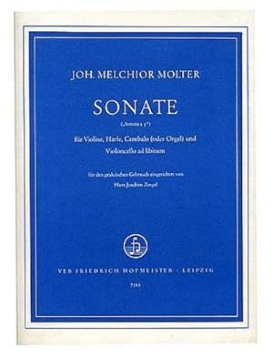 Bild des Verkufers fr Sonate fr Violine, Harfe,Cembalo (Orgel) und : Violoncello ad lib. zum Verkauf von AHA-BUCH GmbH