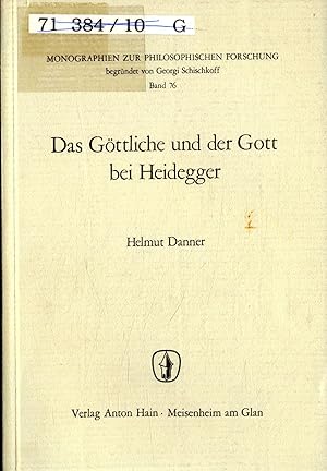 Bild des Verkufers fr Das Gttliche und der Gott bei Heidegger Band 76 zum Verkauf von avelibro OHG
