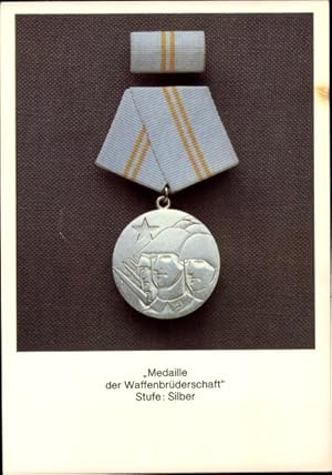 Ansichtskarte / Postkarte Medaille der Waffenbrüderschaft, Stufe: Silber