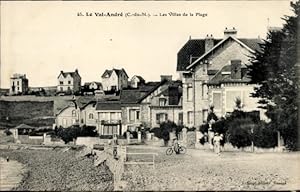 Ansichtskarte / Postkarte Val André Côtes dArmor, Les Villas de la Plage