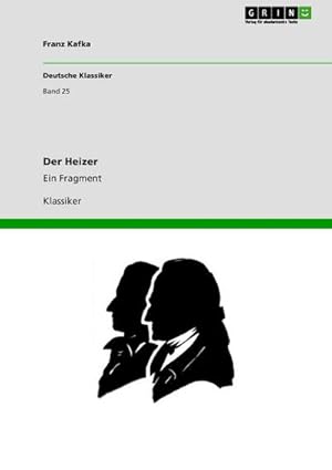 Bild des Verkufers fr Der Heizer: Ein Fragment zum Verkauf von Rheinberg-Buch Andreas Meier eK