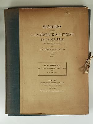 Image du vendeur pour Atlas historique de la ville et ports d'Alexandrie. mis en vente par Antiquariat Dorner