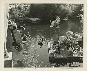 Bild des Verkufers fr Woman in Hiding (Original double weight photograph from the 1950 film noir) zum Verkauf von Royal Books, Inc., ABAA