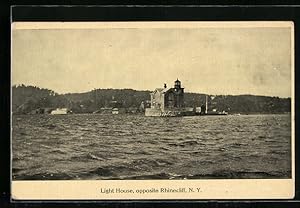 Ansichtskarte Rhinecliff, NY, Light House, Leuchtturm