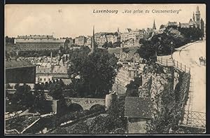 Ansichtskarte Luxembourg, Vue prise du Clausenerberg