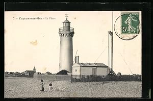 Ansichtskarte Cayeaux-sur-Mer, Le Phare, Leuchtturm
