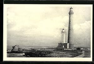 Ansichtskarte L`Aberwrach, Le Phare de l`Ile Vierge, Leuchtturm