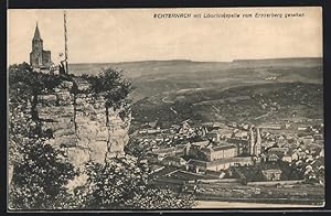 Ansichtskarte Echternach, Teilansicht mit Liboriuskapelle vom Ernzerberg gesehen