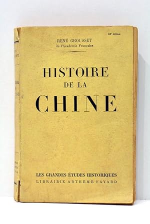 Seller image for Histoire de la Chine. for sale by ltimo Captulo S.L.