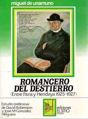 Imagen del vendedor de Romancero del destierro (Entre Pars y Hendaya 1925-1927). a la venta por Librera Astarloa